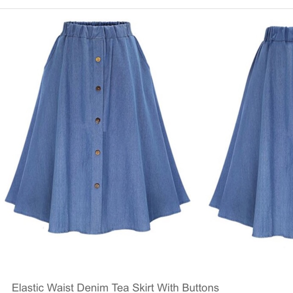 Denim skirt